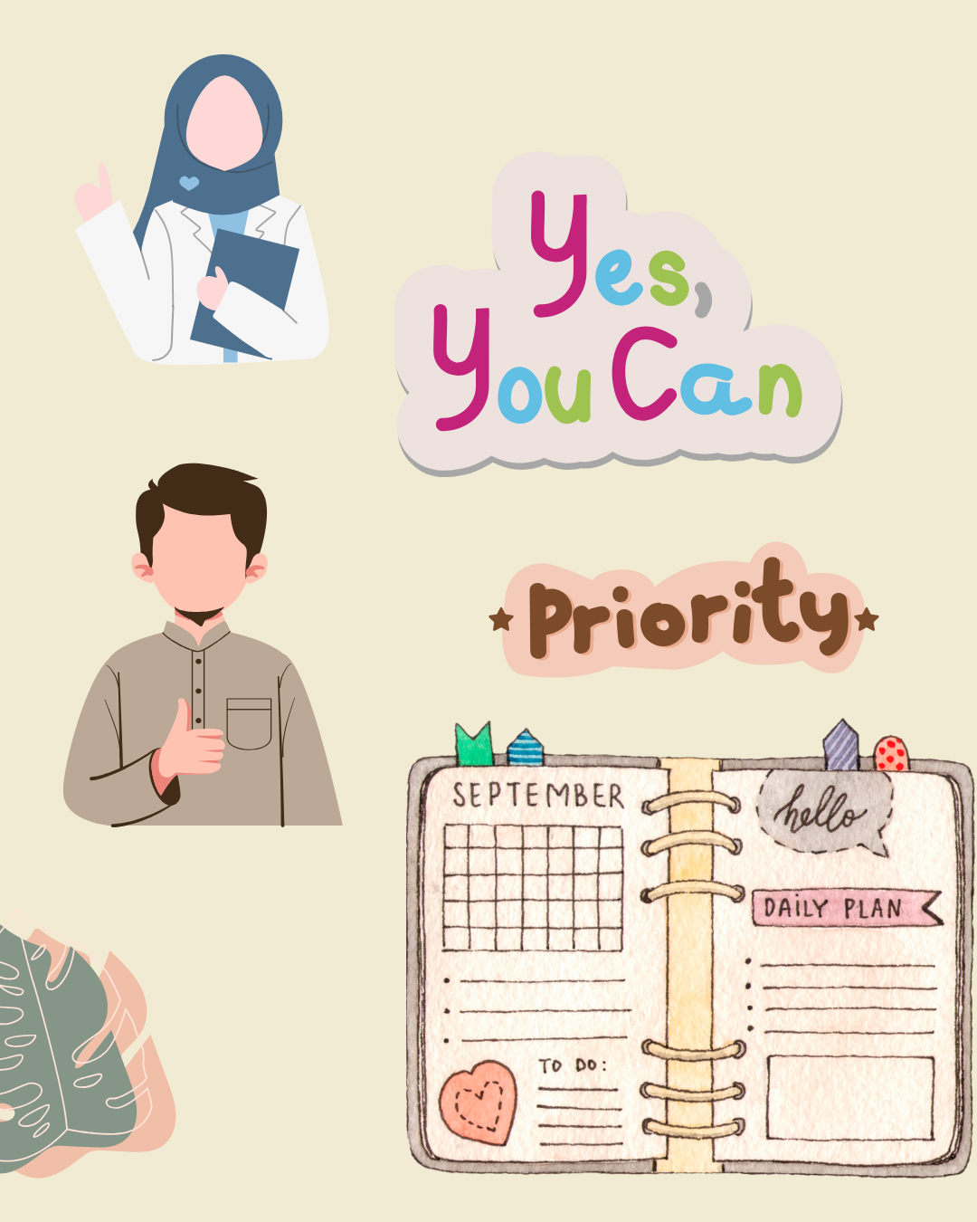 Cover Muslima Planner: Menata Hari, Meraih Mimpi